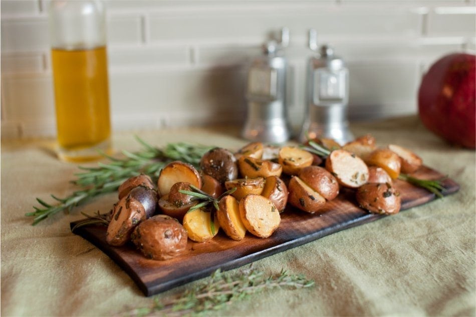 Maple Planked Fingerling Potatoes Recipe
