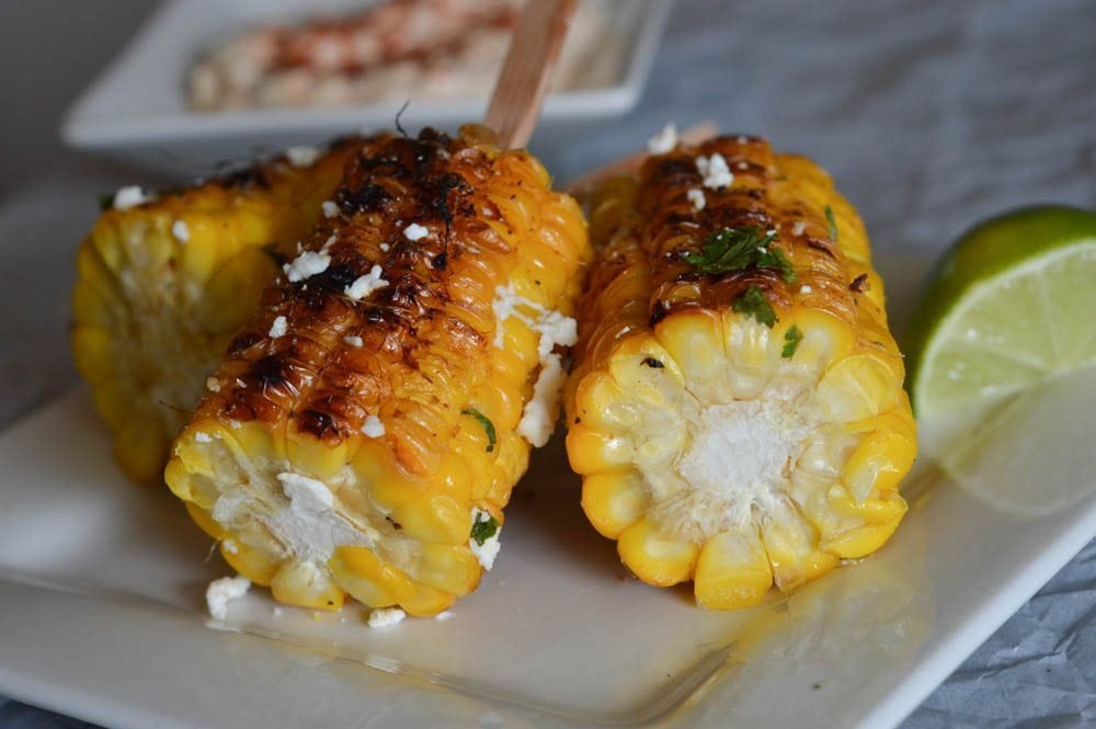 Smoked Mexican Corn (Elote)