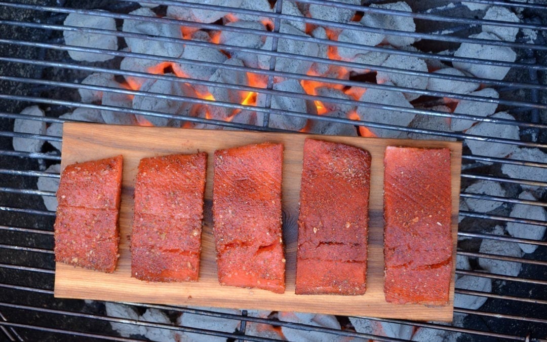 How to Grill Skinless Salmon on a Cedar Plank