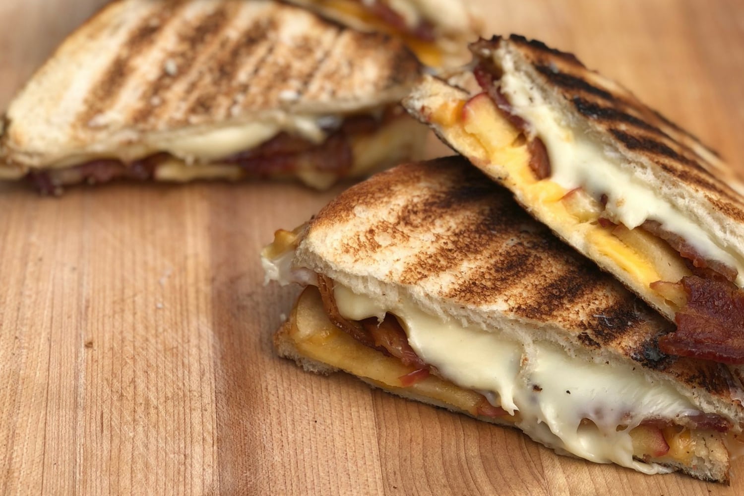 Cedar Planked Grilled Cheese Sandwich