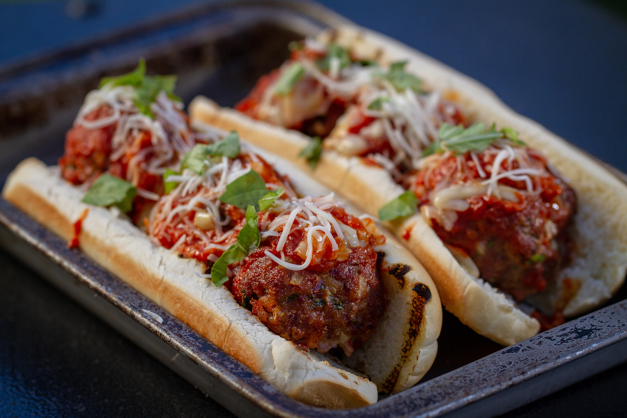 Red Oak Planked Meatball Sub