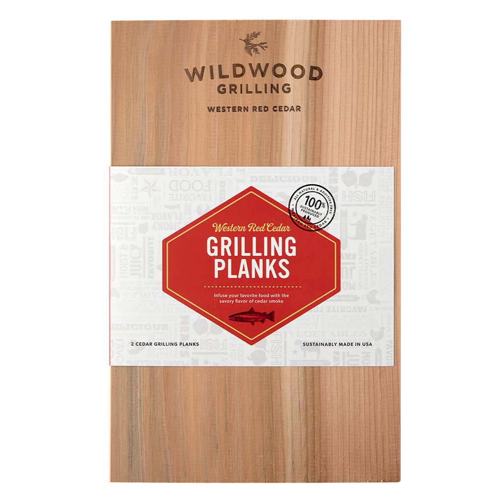 7×11″ Cedar Grilling Planks (2Pack) Wildwood Grilling