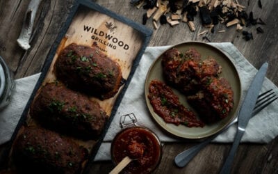 Planked Venison Meatloaf with Smoked Tomato Jam
