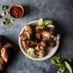 Cherry Planked Vietnamese Chicken Wings